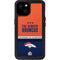 NFL Denver Broncos Super Bowl 50 Champions iPhone 15 Plus Waterproof Case